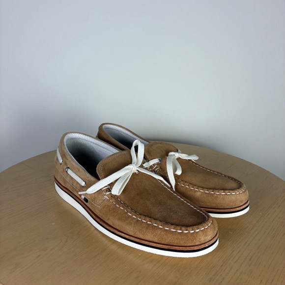 ALLEN EDMONDS Costa Brava Suede Boat Shoes Mens 11.5D Loafers Business  Casual